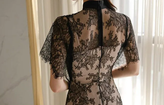 Theresa French Lace Dress