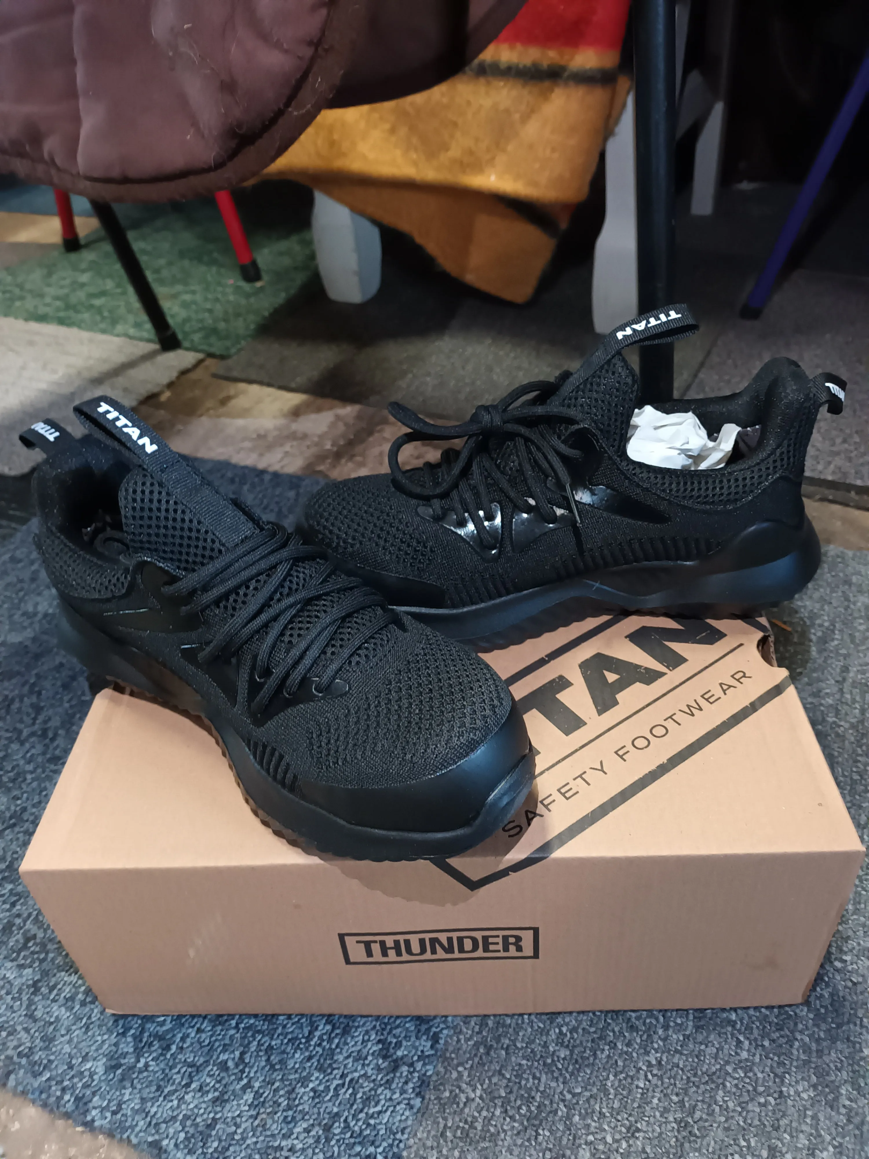 Titan, unisex, Steal toe cap, safety yard shoes