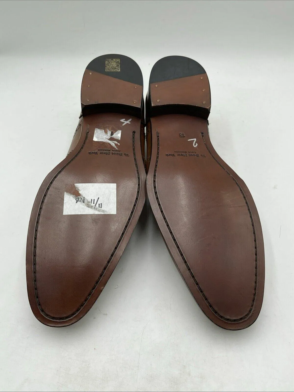 To Boot New York Men's Brooks Wingtip Oxford, Cognac, Size 13 - Very Good