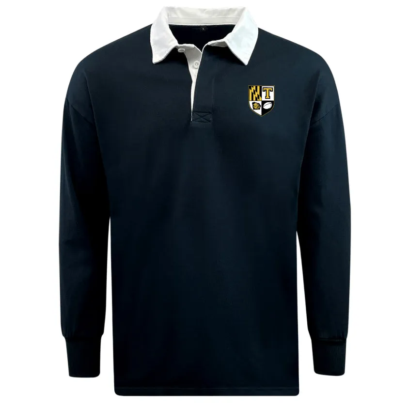 Towson University Rugby Classic Long Sleeve Solid Rugby Jersey