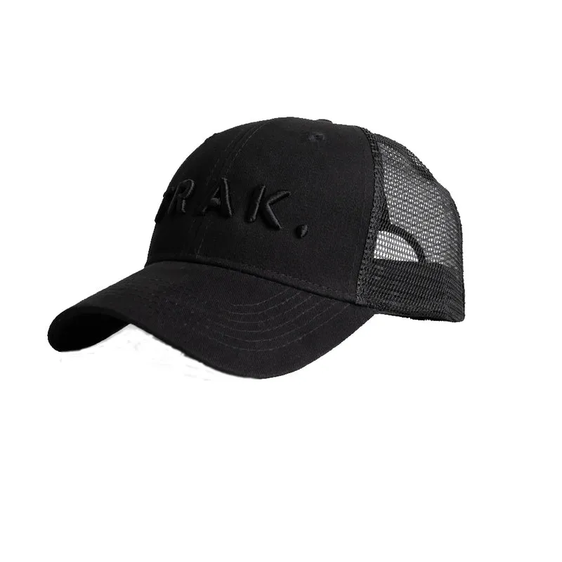 Trak Athletic Logo Trucker Cap - Black