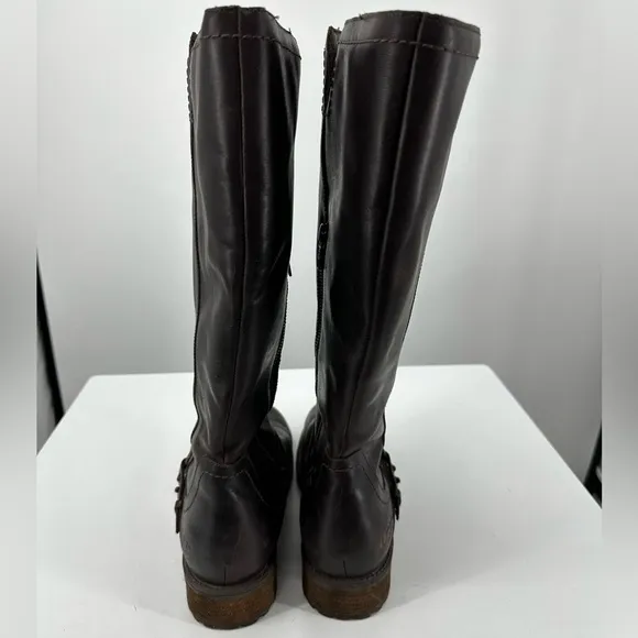 UGG Australia Dahlen Stout Tall Leather Fully Lined Boots Size 9 Style 1006043