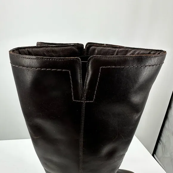 UGG Australia Dahlen Stout Tall Leather Fully Lined Boots Size 9 Style 1006043