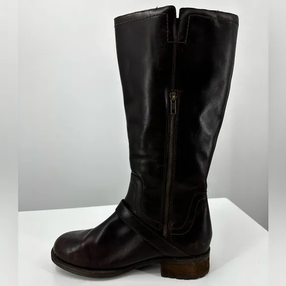 UGG Australia Dahlen Stout Tall Leather Fully Lined Boots Size 9 Style 1006043