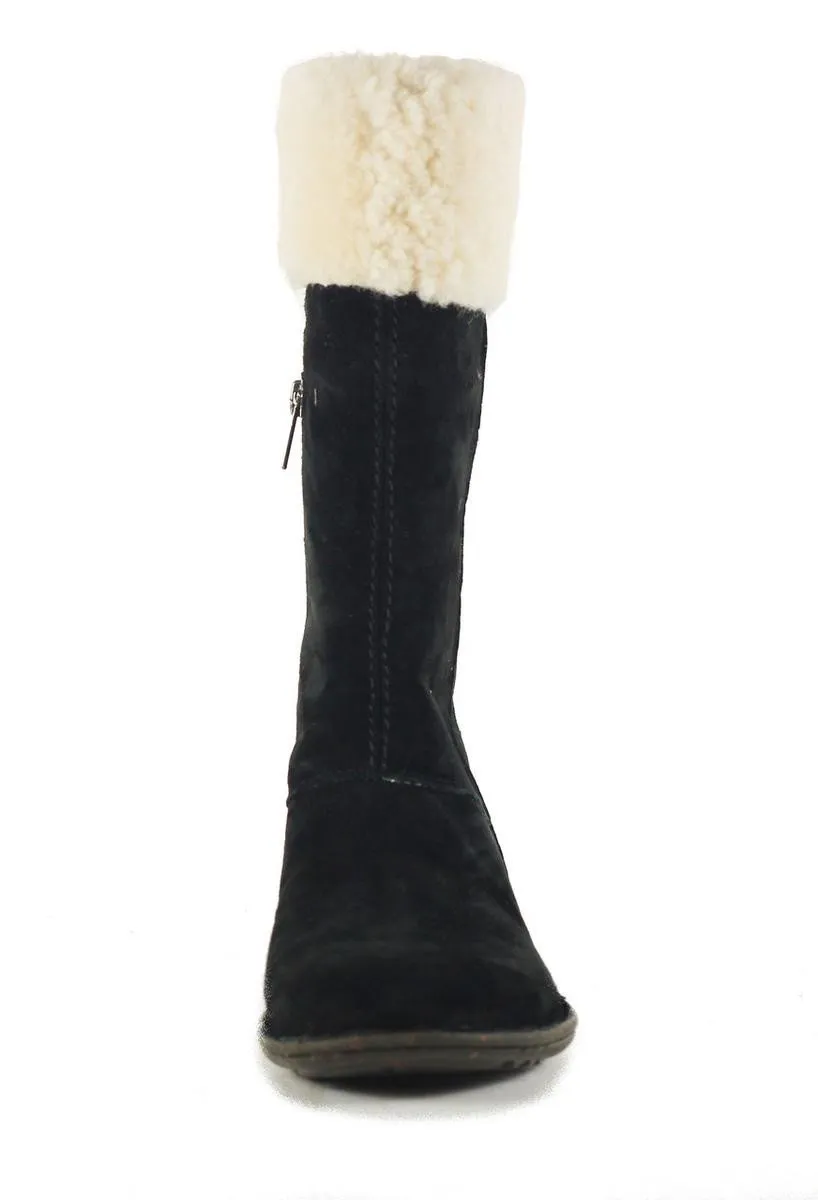 UGG Australia Karyn Black Cuff Sheepskin Boot Black