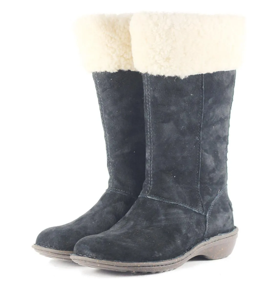 UGG Australia Karyn Black Cuff Sheepskin Boot Black