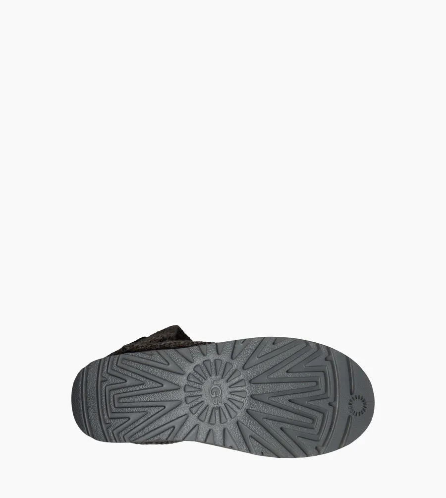 UGG Australia Women's Classic Cardy Boot | Black | Grey