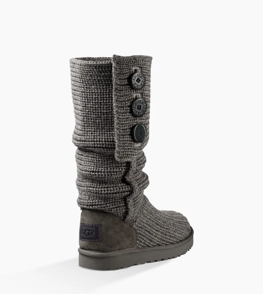 UGG Australia Women's Classic Cardy Boot | Black | Grey