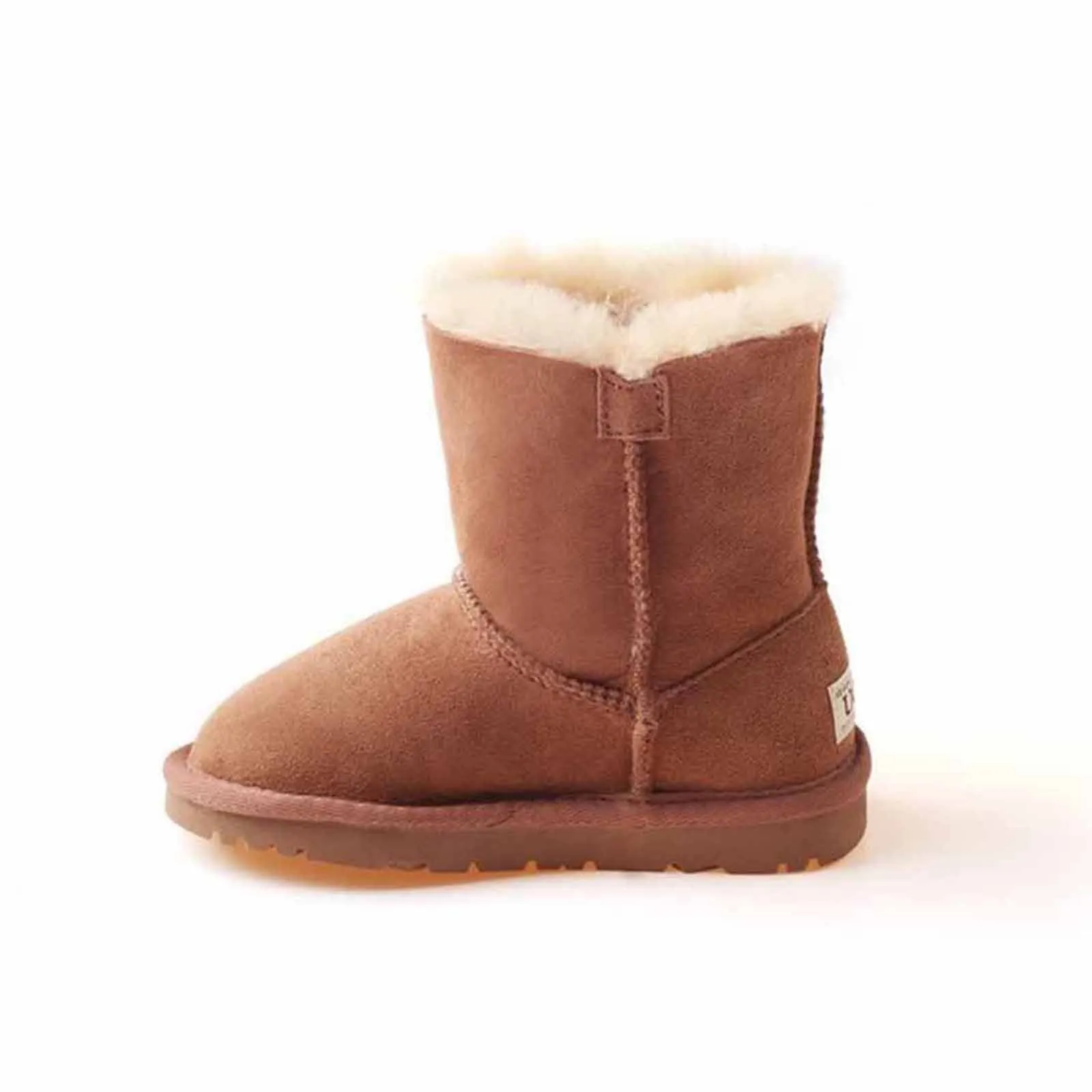 Ugg Boots Kids Classic Button Chestnut 9-10