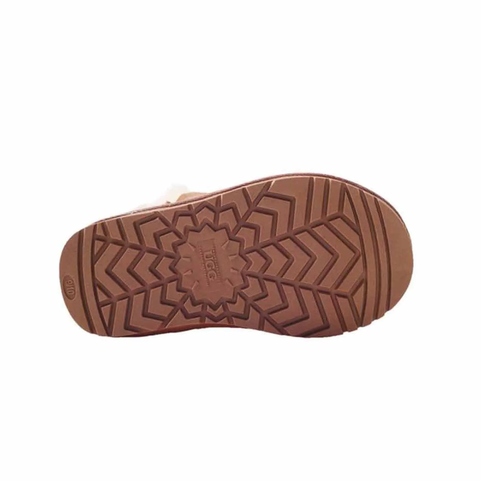 Ugg Boots Kids Classic Button Chestnut 9-10