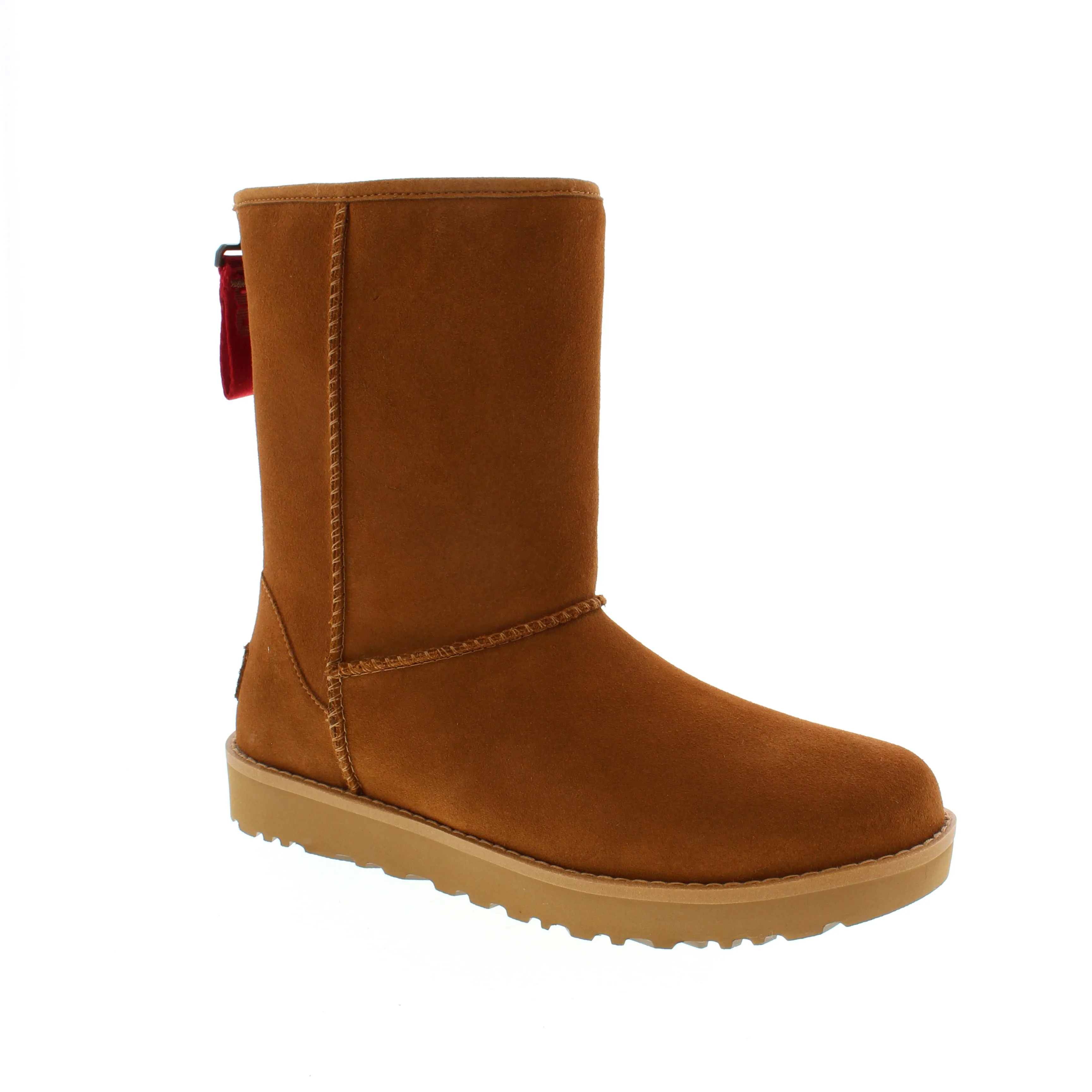 UGG Classic Short Logo Zip - Chestnut