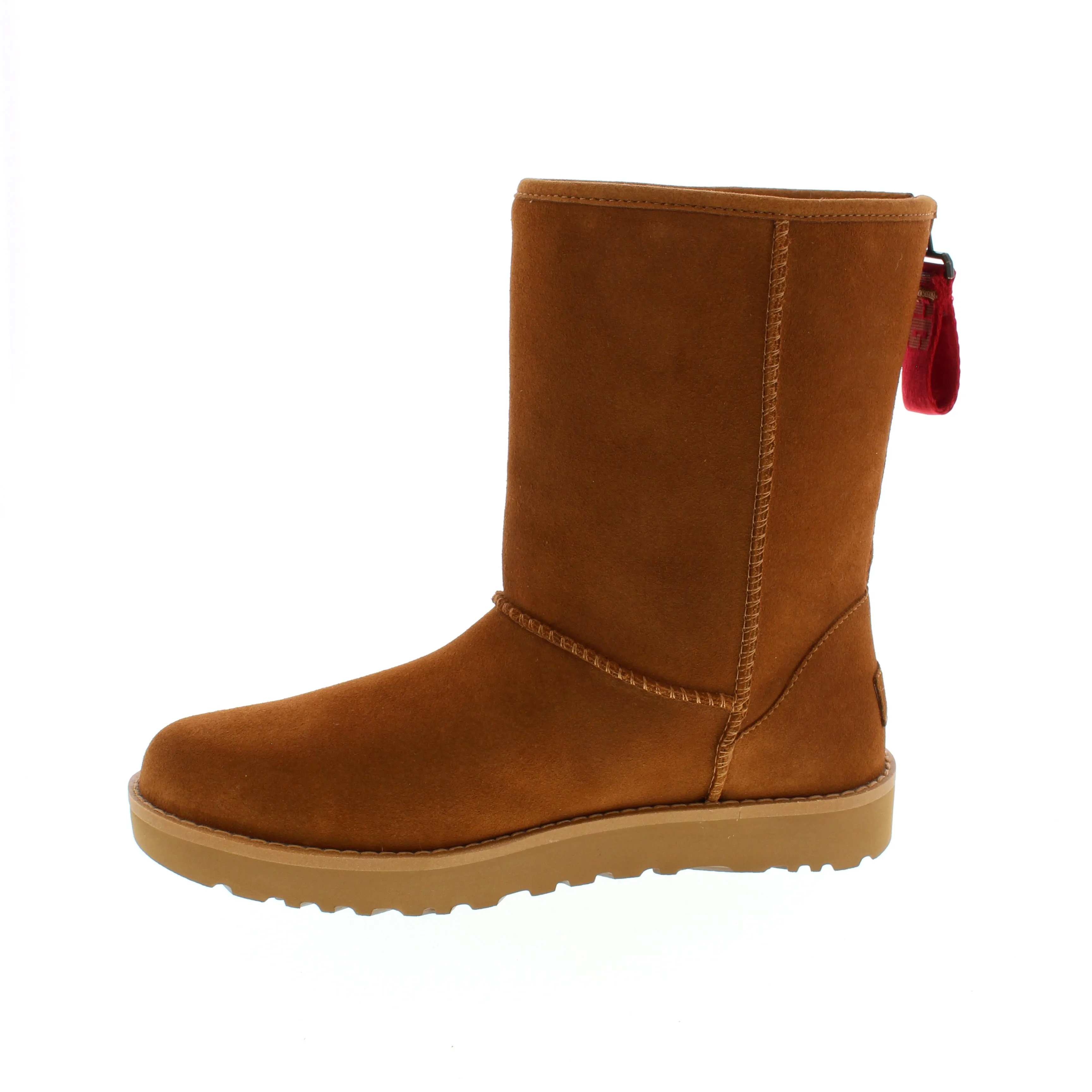 UGG Classic Short Logo Zip - Chestnut