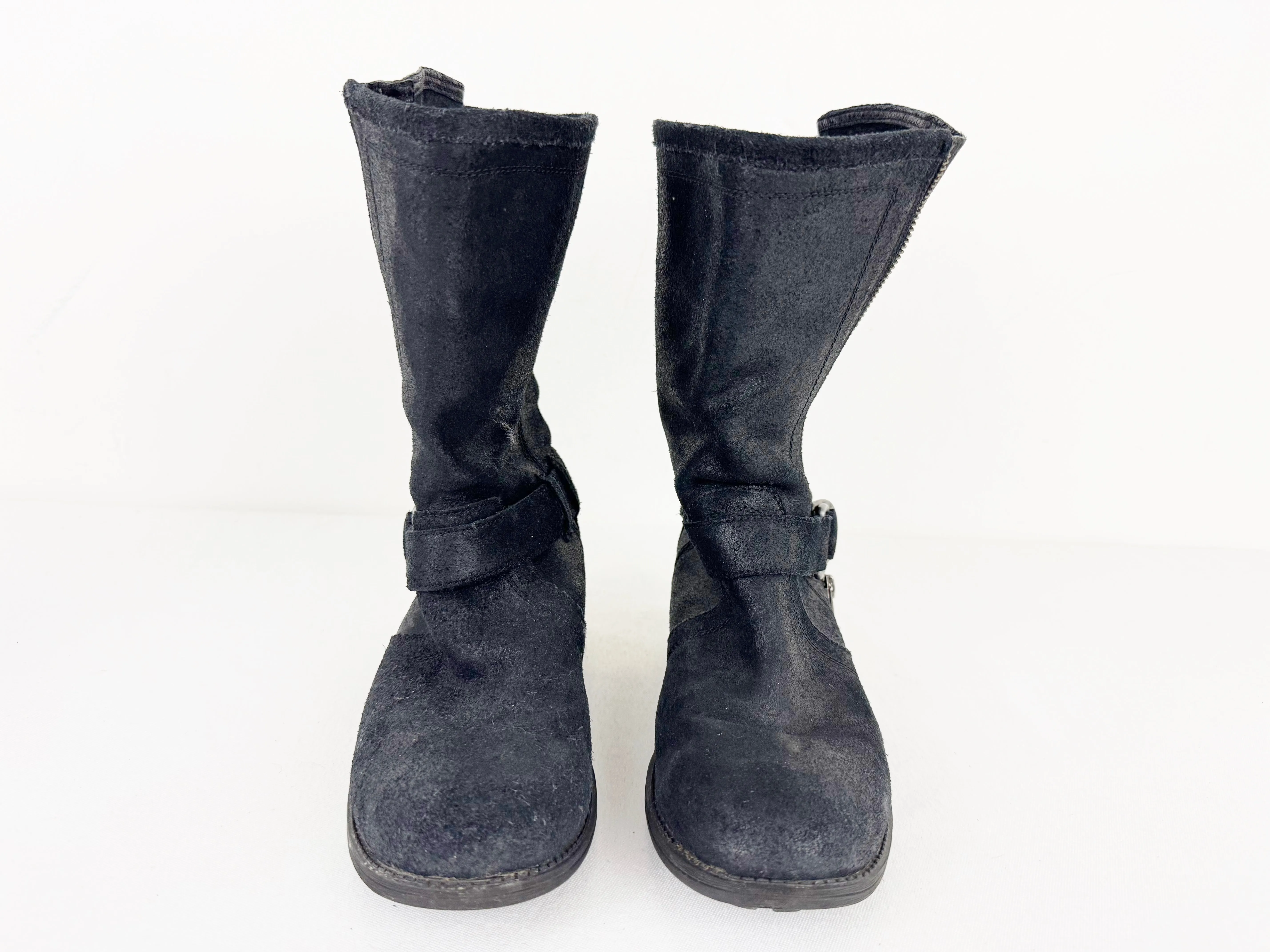 Ugg Nubuck Buckle Boots Size 7.5
