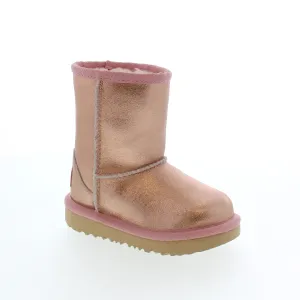 UGG Toddler Classic II Metallic Glitter - Rose Gold