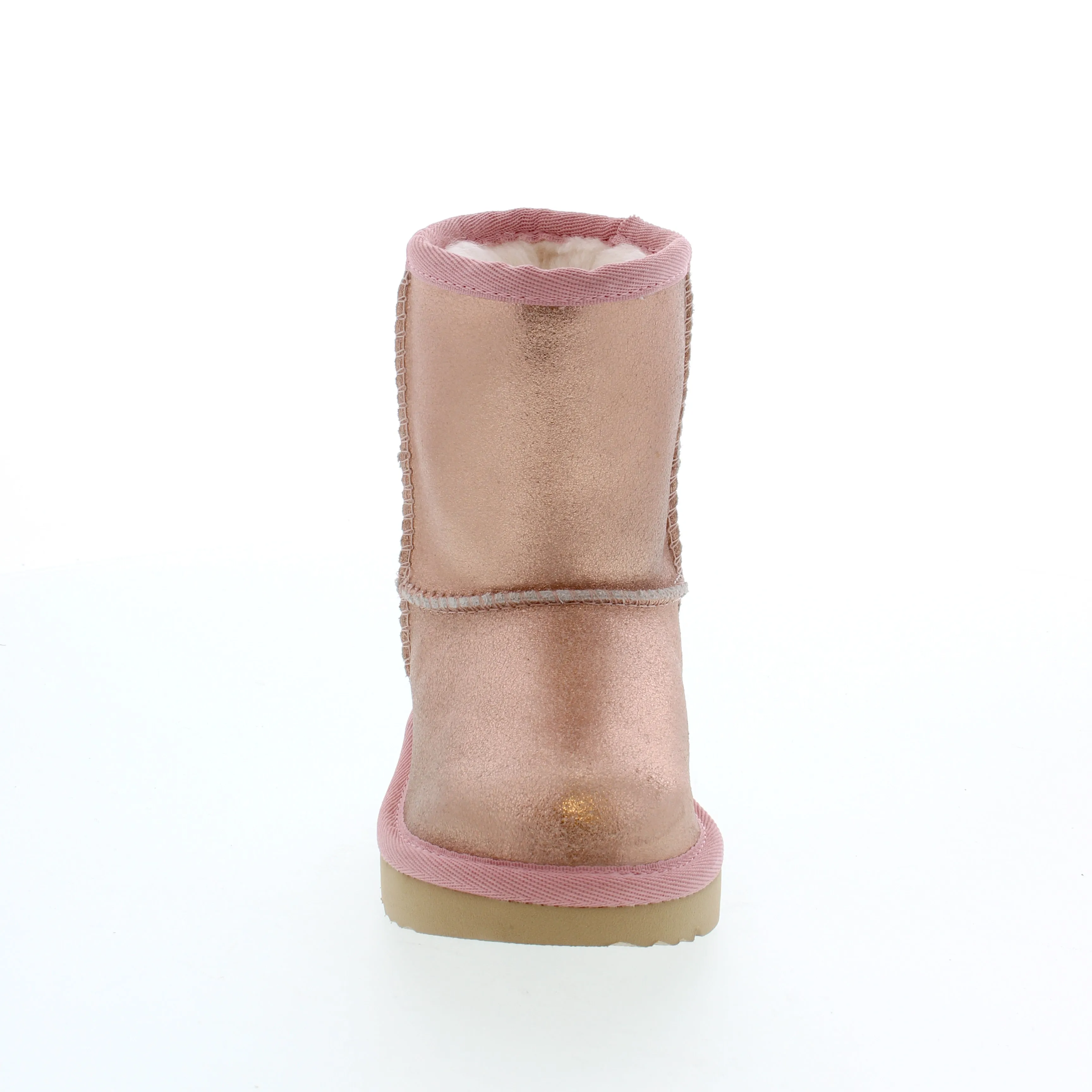UGG Toddler Classic II Metallic Glitter - Rose Gold