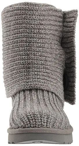 UGG Women's Classic Cardy Winter Boot, Grey, 8 B US
