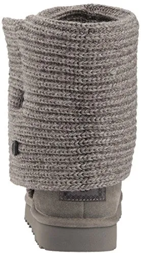 UGG Women's Classic Cardy Winter Boot, Grey, 8 B US