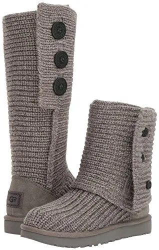 UGG Women's Classic Cardy Winter Boot, Grey, 8 B US