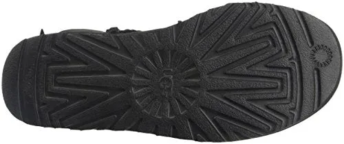 UGG Women's Mini Bailey Bow II Boot, Black, 6