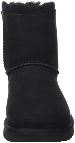 UGG Women's Mini Bailey Bow II Boot, Black, 6