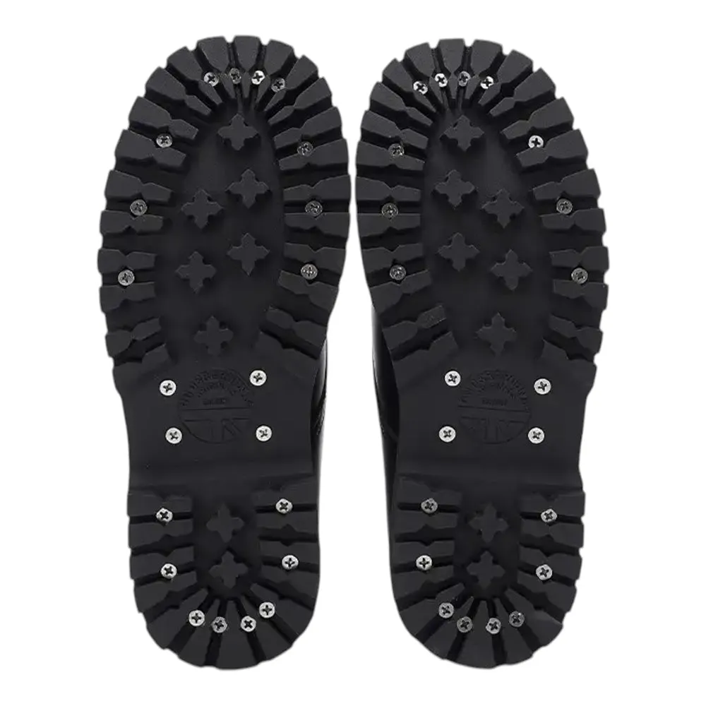 UNDERGROUND STEEL TOE CAP SHOES ORIGINAL STEEL CAP - TRACKER - BLACK LEATHER
