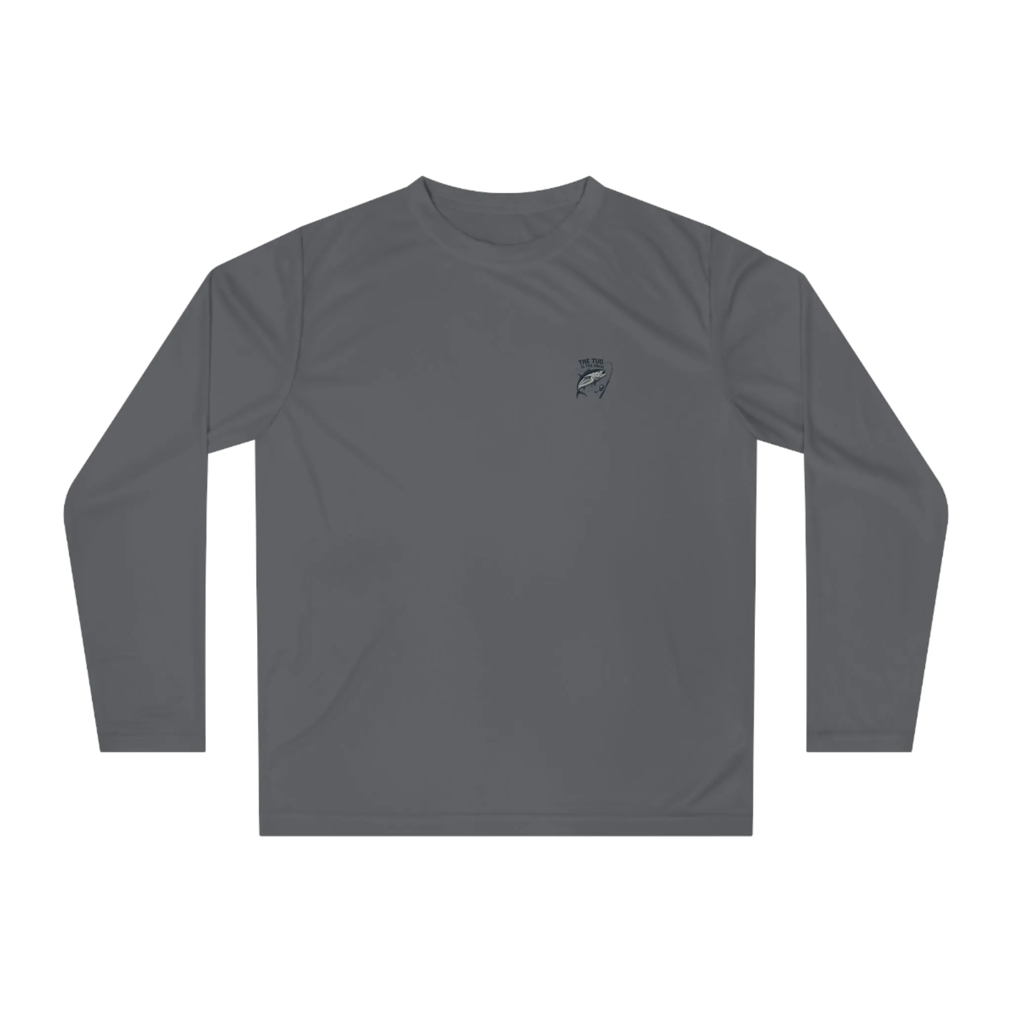 Unisex Performance Long Sleeve Shirt - "Bite Me" Fishing Graphic Tee for Fishing Enthusiasts