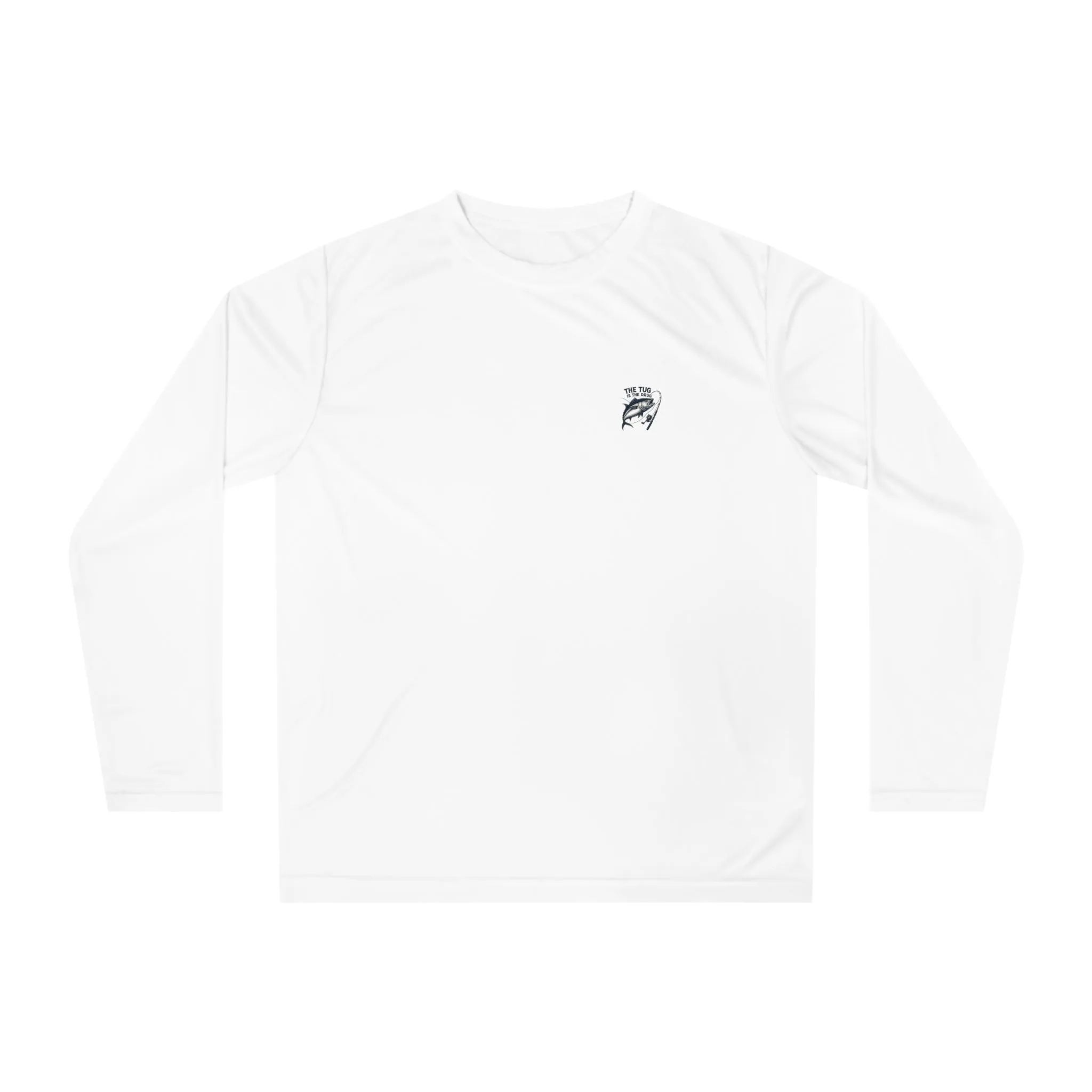 Unisex Performance Long Sleeve Shirt - "Bite Me" Fishing Graphic Tee for Fishing Enthusiasts