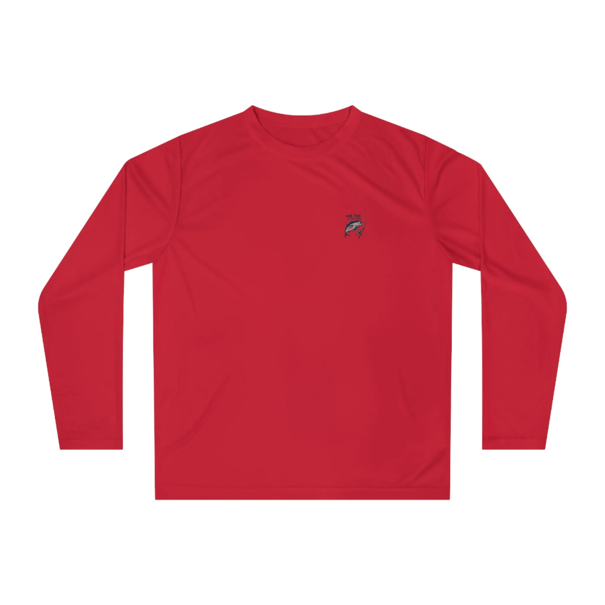 Unisex Performance Long Sleeve Shirt - "Bite Me" Fishing Graphic Tee for Fishing Enthusiasts
