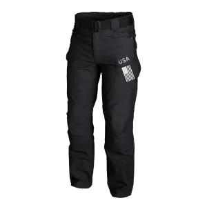 USA FLAG GRAPHIC OUTDOOR WEARABLE QUICK DRY MULTI-POCKET  CARGO PANTS WITH BELT