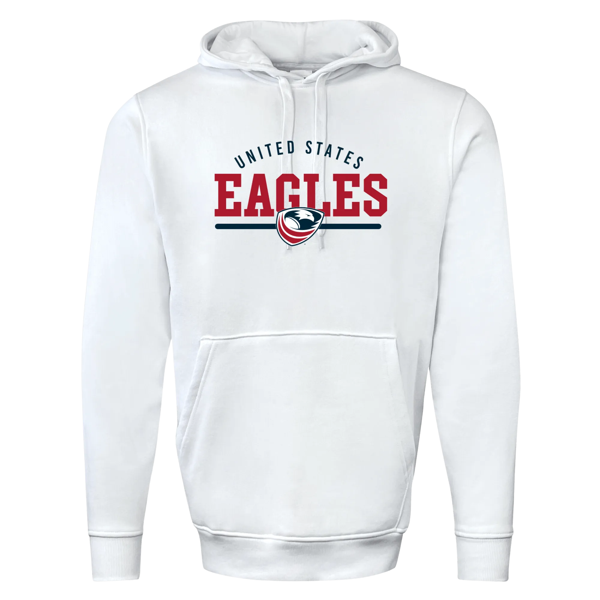 USA Rugby Wordmark 60/40 Pullover Hoodie 24