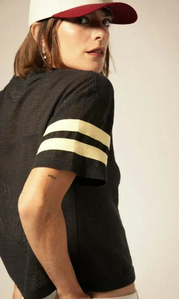 Varsity Football Mesh Tee
