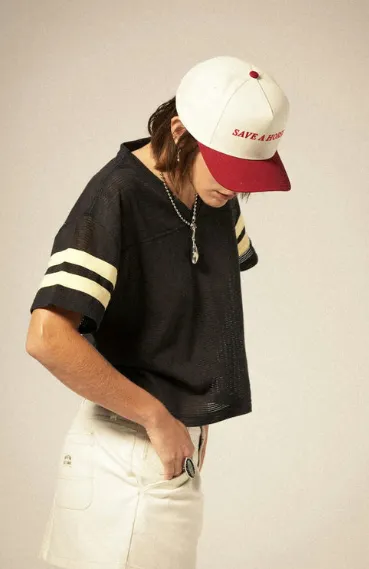 Varsity Football Mesh Tee