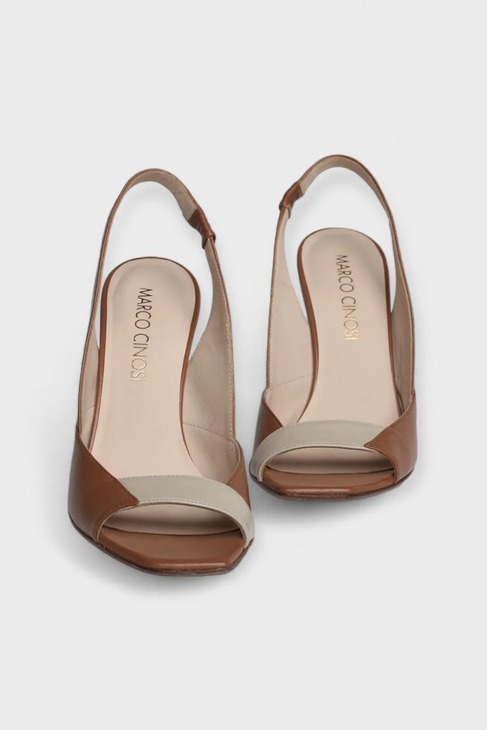 Verona Brown & Beige Wedge Sandal