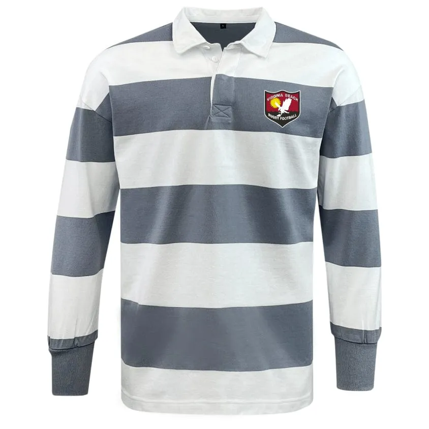 Virginia Beach RFC Classic Long Sleeve Hooped Rugby Jersey