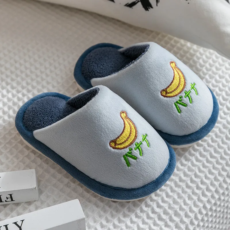 VLOVELAW Autumn and Winter New Children's Cotton Slippers Parent-Child Cartoon Wool Sleeper Fleece-lined Warm Indoor Home Cotton Slippers Wholesale