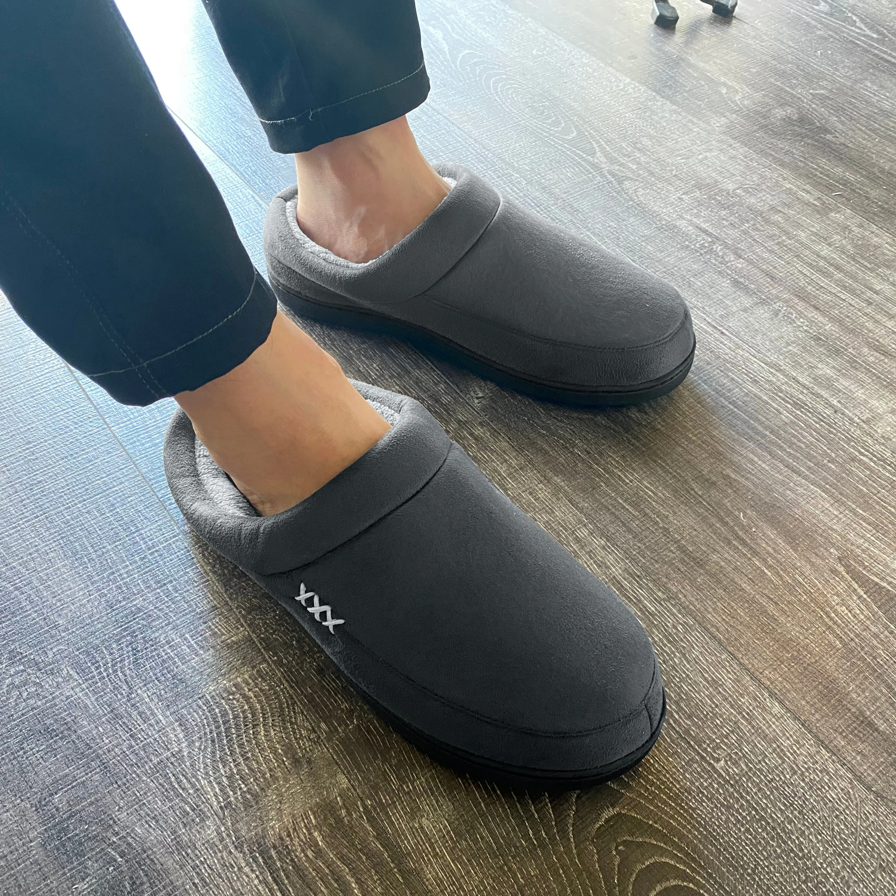 VONMAY Men's Slippers Cozy House Shoes Memory Foam Slip On Clog  Garden Shoes
