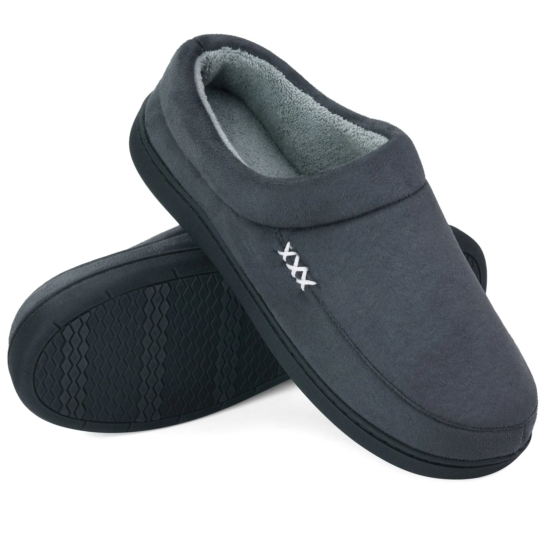 VONMAY Men's Slippers Cozy House Shoes Memory Foam Slip On Clog  Garden Shoes