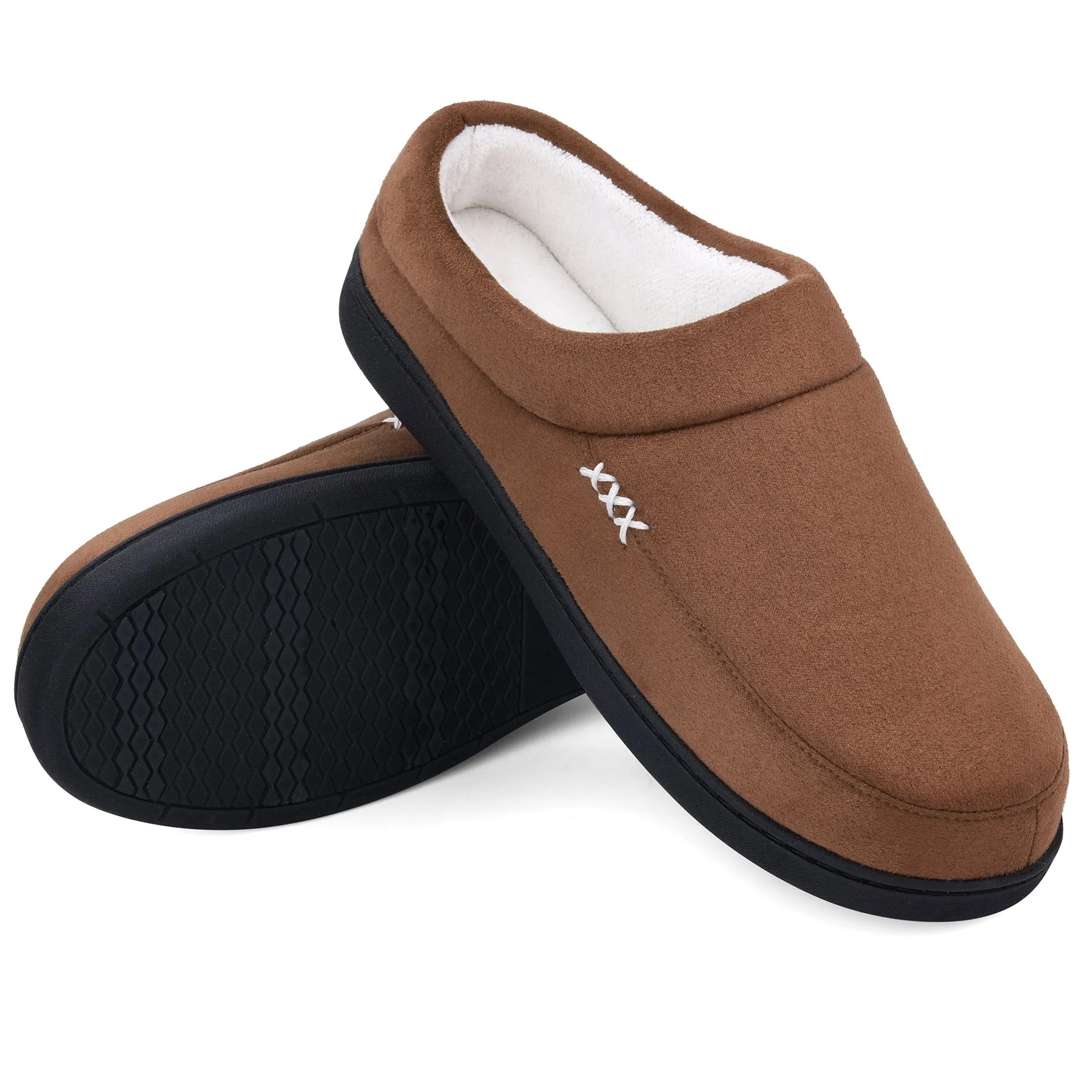 VONMAY Men's Slippers Cozy House Shoes Memory Foam Slip On Clog  Garden Shoes
