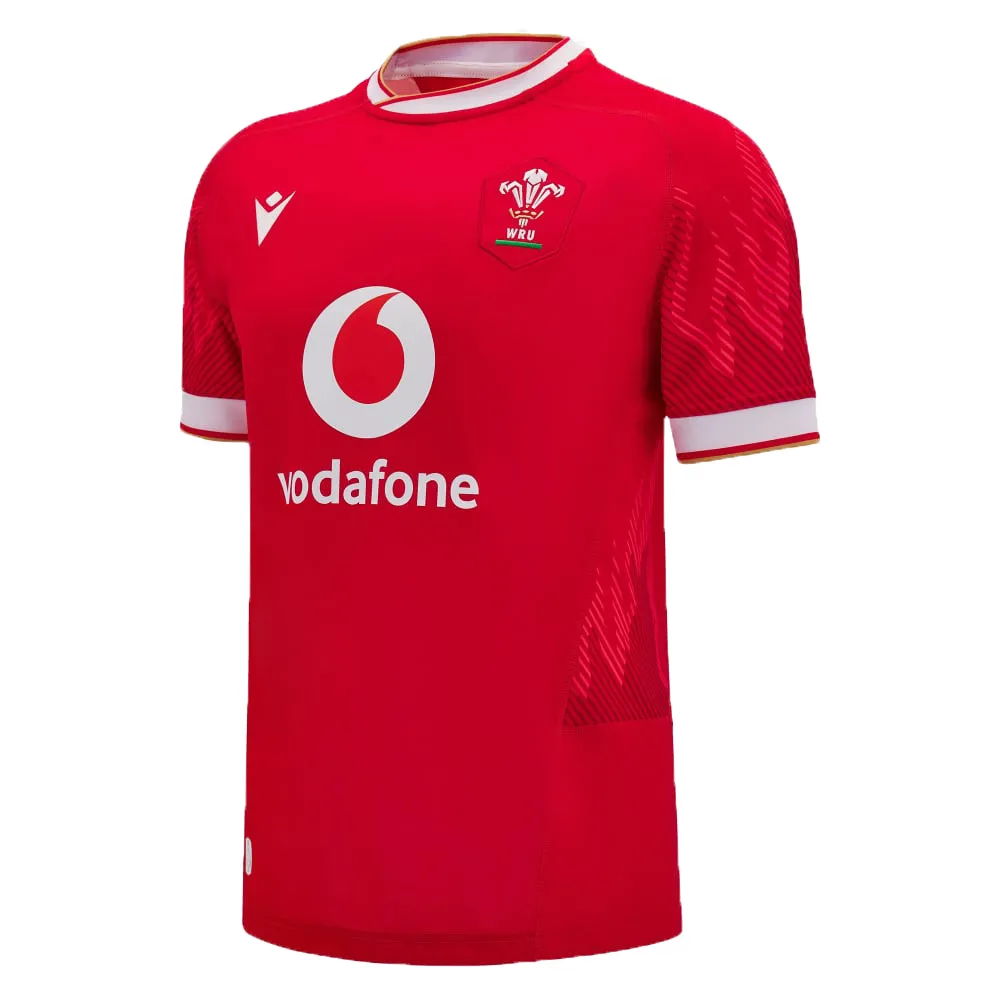 Wales 24/25 6 Nations Replica Home Jersey by Macron