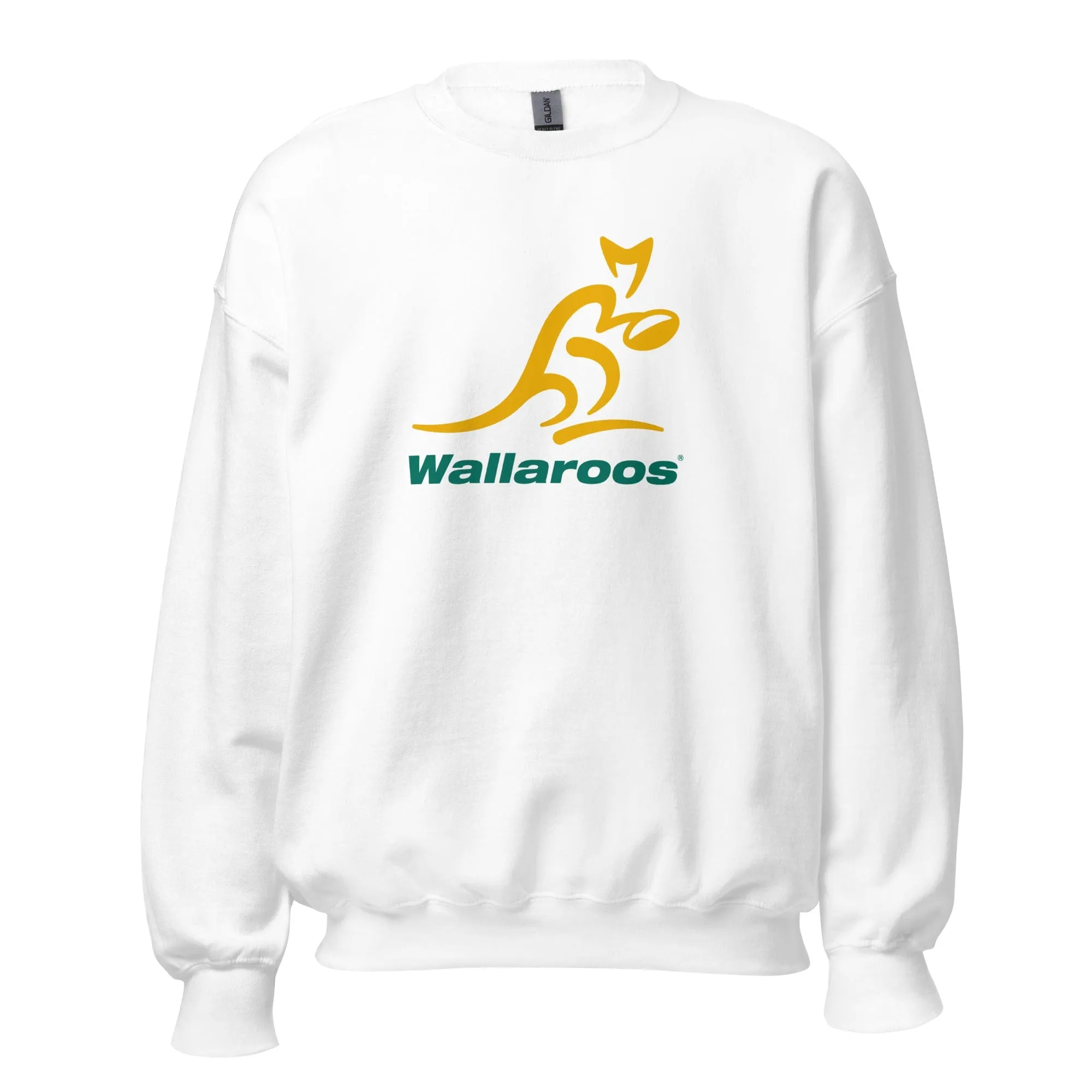 Wallaroos Slouchy Sweatshirt - Gold/Green Logo