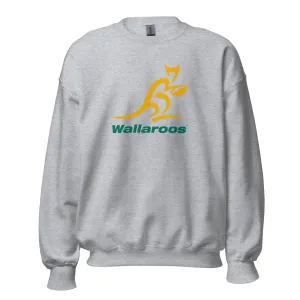 Wallaroos Slouchy Sweatshirt - Gold/Green Logo