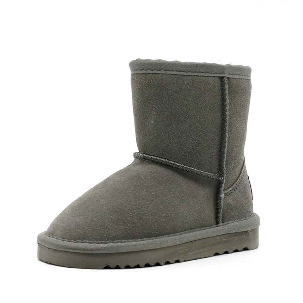WARATAH UGG® Water Resistant Kids Short Zip Up Boot - Grey