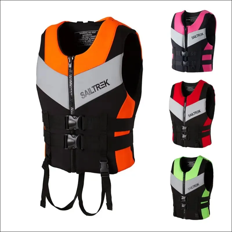Water sports fishing water ski vest kayaking boating swimming drifting safety vest adults life