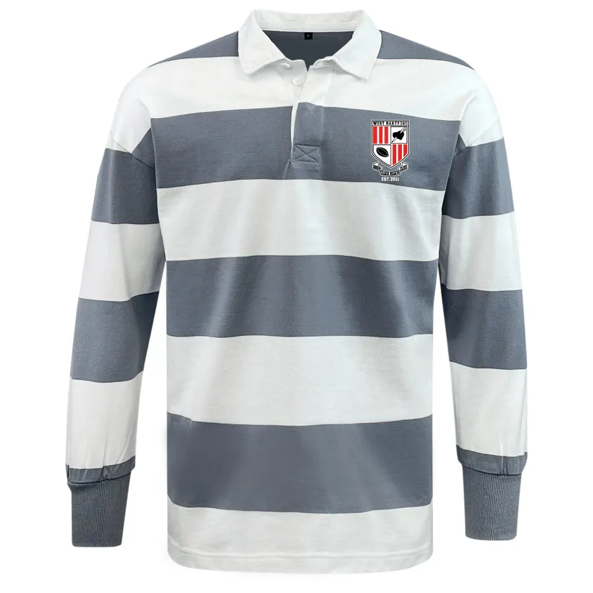 West Hartford Rugby Classic Long Sleeve Hooped Rugby Jersey
