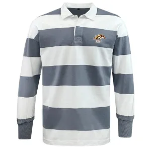 Western Michigan University Women's Rugby Classic Long Sleeve Hooped Rugby Jersey