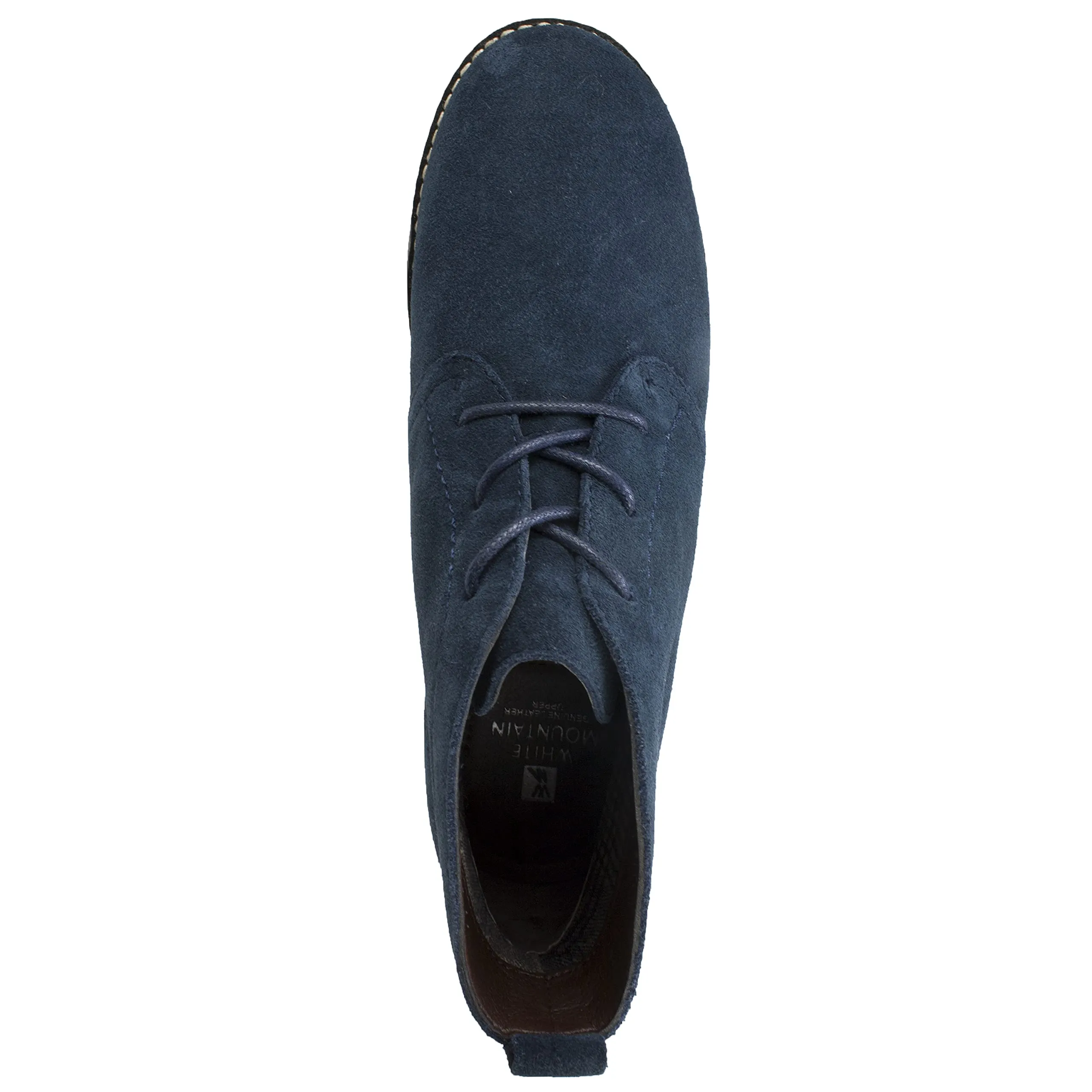 WHITE MOUNTAIN Shoes Auburn Women's Boot, Navy/Suede, 9 M