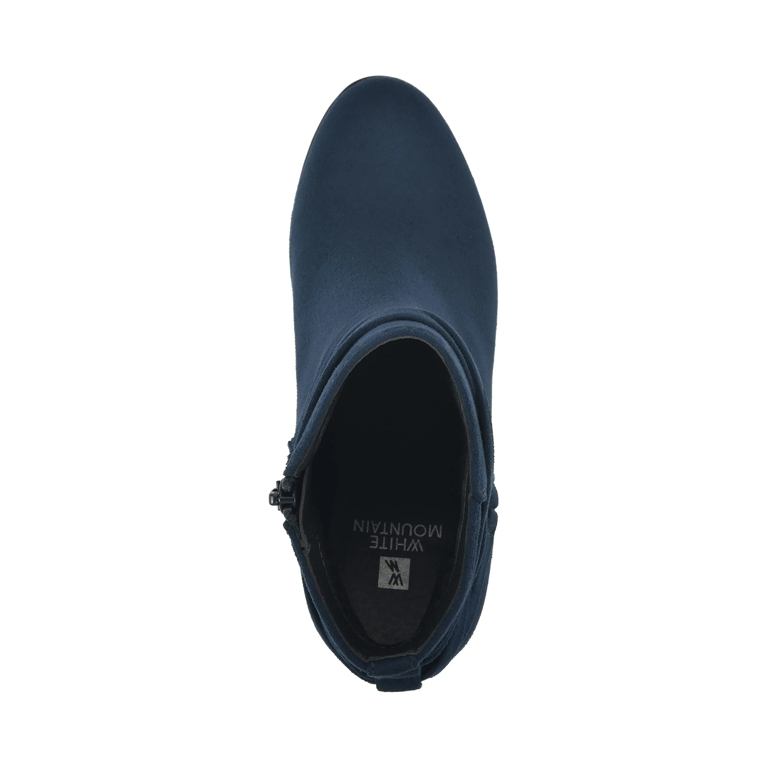 WHITE MOUNTAIN Shoes Women's Spade Bootie, Midnight/Suedette, 6 M