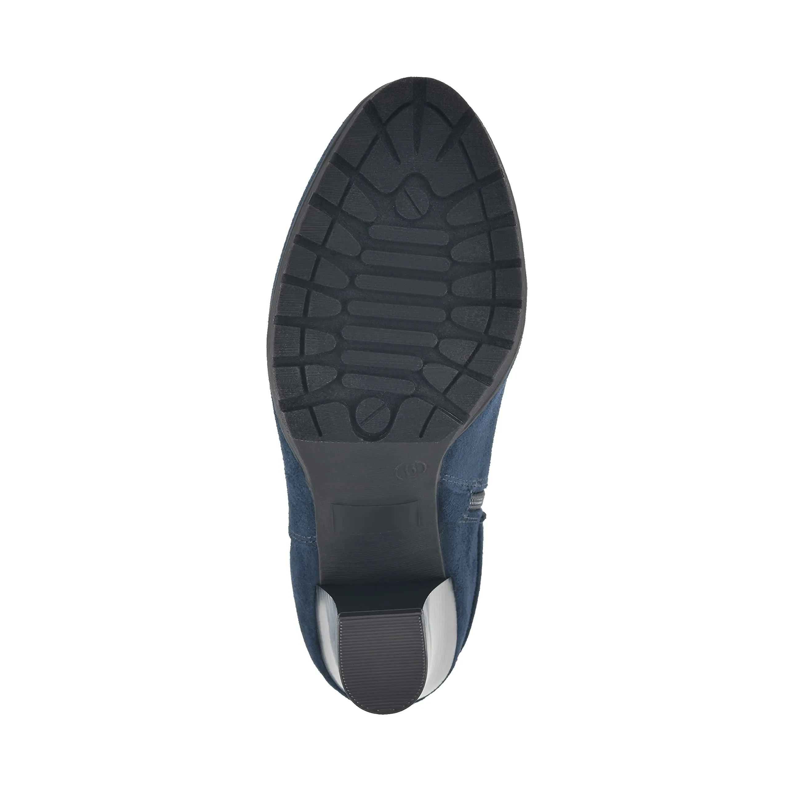 WHITE MOUNTAIN Shoes Women's Spade Bootie, Midnight/Suedette, 6 M