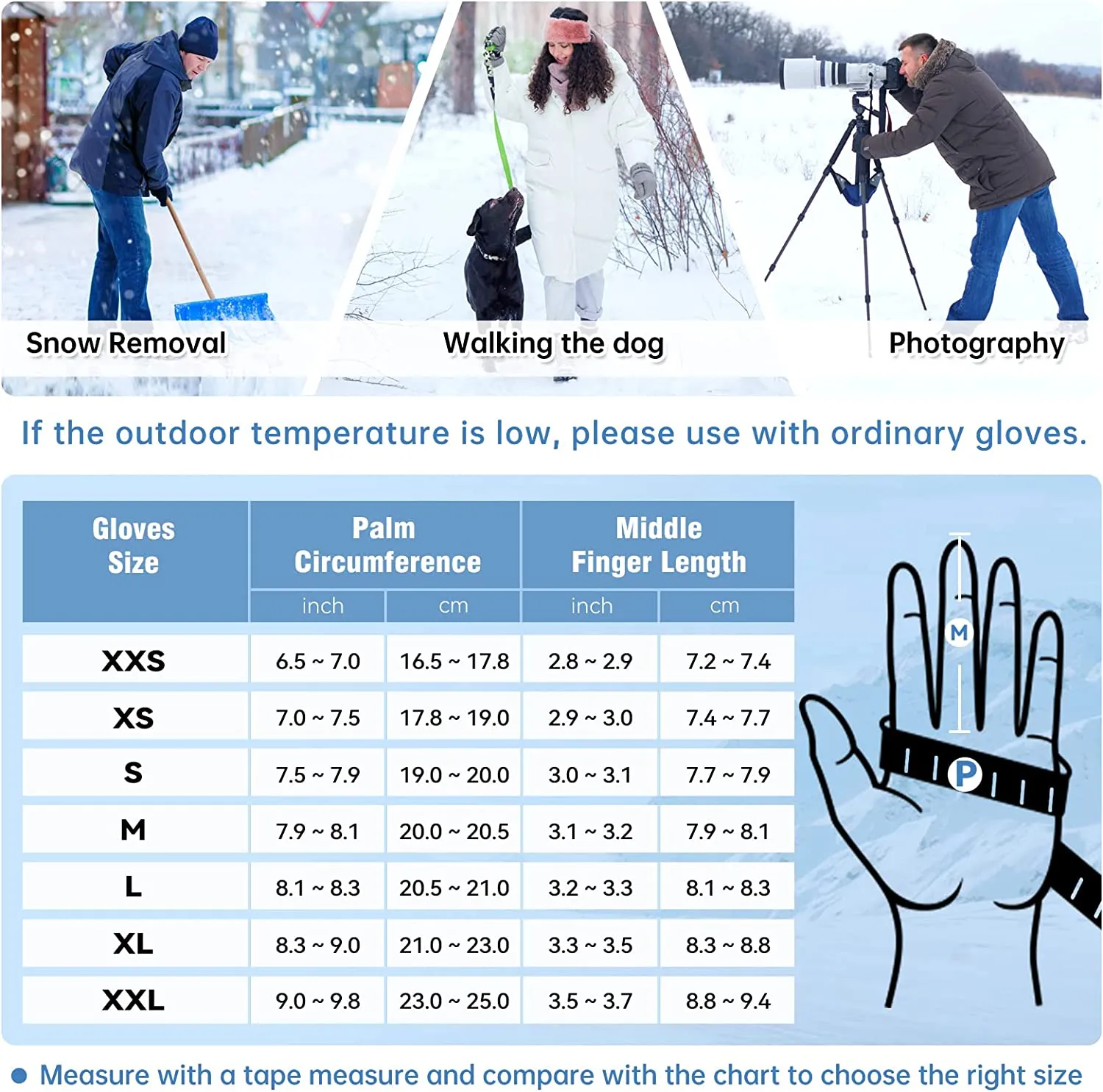 WL002 Heated Glove Liners