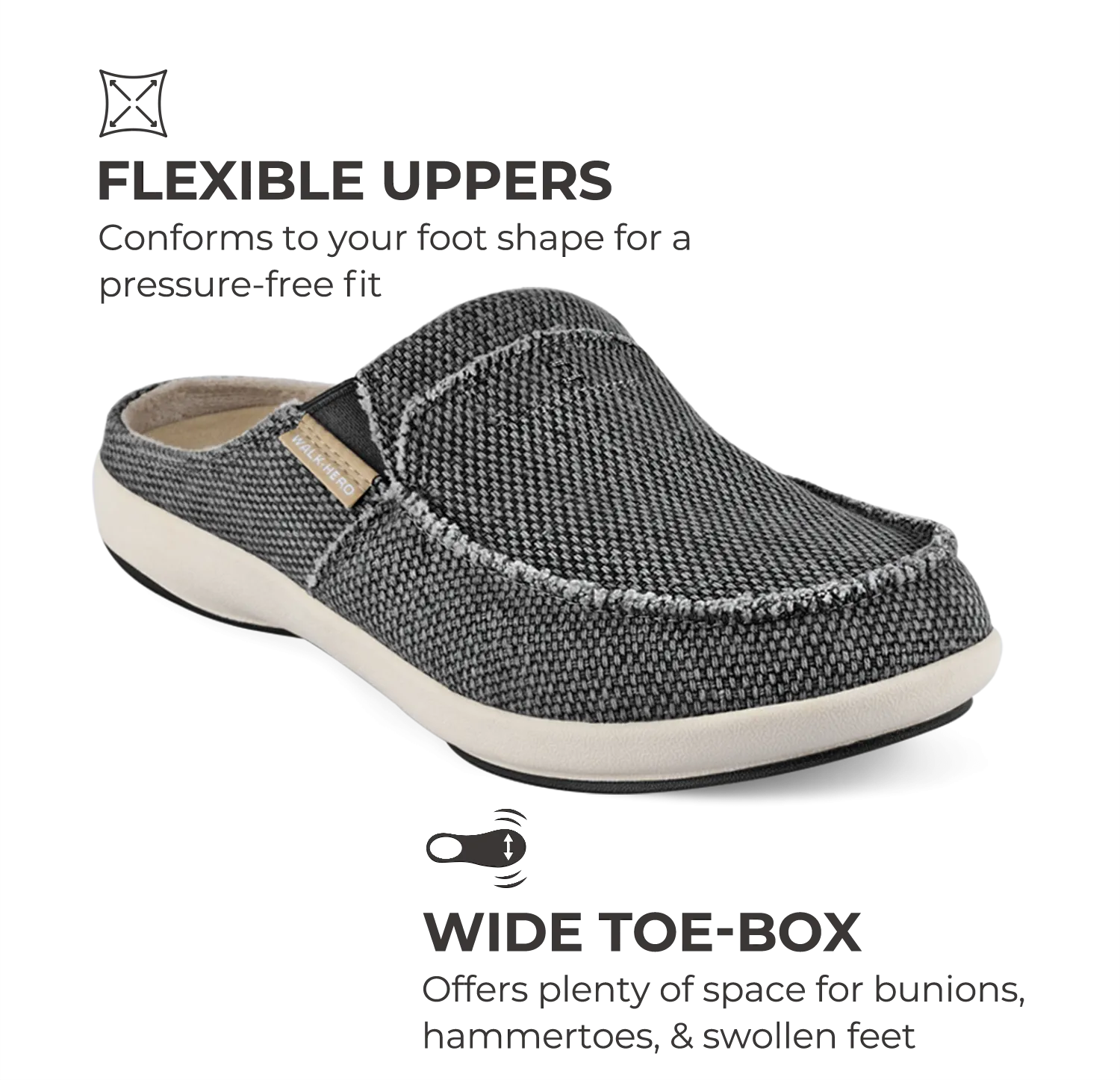 Women's Canvas Arch Support Slippers